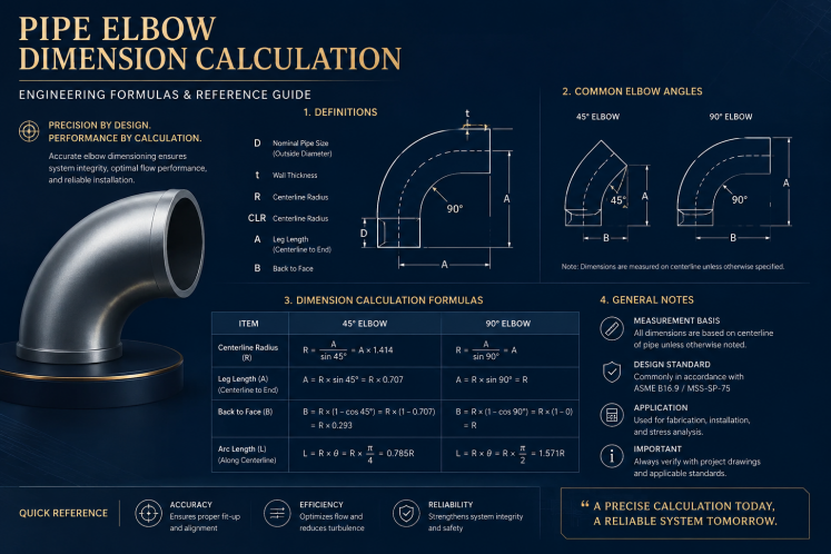 Fórmula para calcular las dimensiones del codo